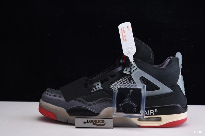 Jordan Off 4 x Bred CV9388-001 Retro Air White 0715